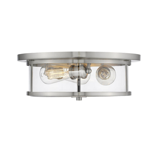 Z-Lite Savannah Brushed Nickel Flushmount 462F16-BN - Flushmounts