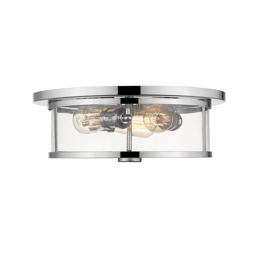 Z-Lite Savannah Chrome Flushmount 462F16-CH - Flushmounts