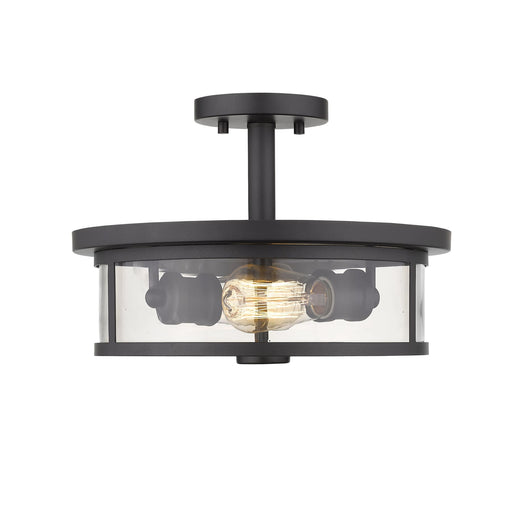 Z-Lite Savannah Bronze Semi-Flushmount 462SF14-BRZ - Semi-Flushmounts