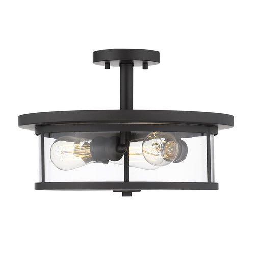 Z-Lite Savannah Bronze Semi-Flushmount 462SF16-BRZ - Semi-Flushmounts