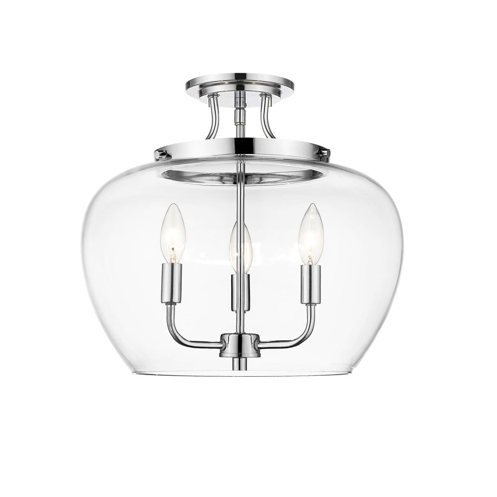 Z-Lite Joliet Chrome Semi-Flushmount 473SF-CH - Semi-Flushmounts