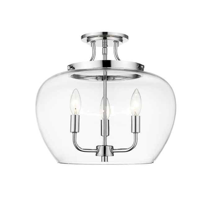 Z-Lite Joliet Chrome Semi-Flushmount 473SF-CH - Semi-Flushmounts