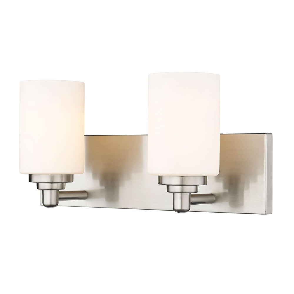 Z-Lite Soledad Brushed Nickel 2 Light Vanity 485-2V-BN - Bath & Vanity