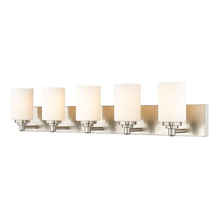 Z-Lite Soledad Brushed Nickel 5 Light Vanity 485-5V-BN - Bath & Vanity