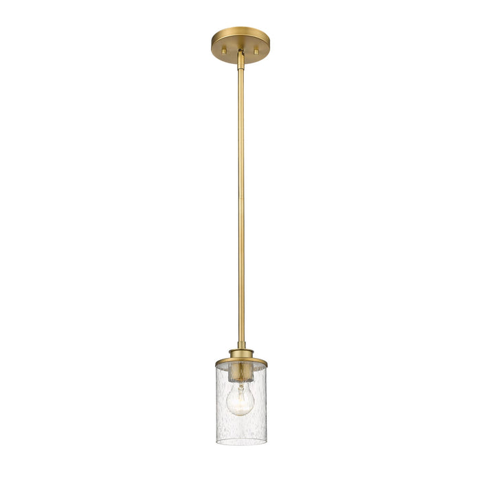 Z-Lite Beckett Olde Brass Mini-Pendant 492MP-OBR - Mini-Pendants