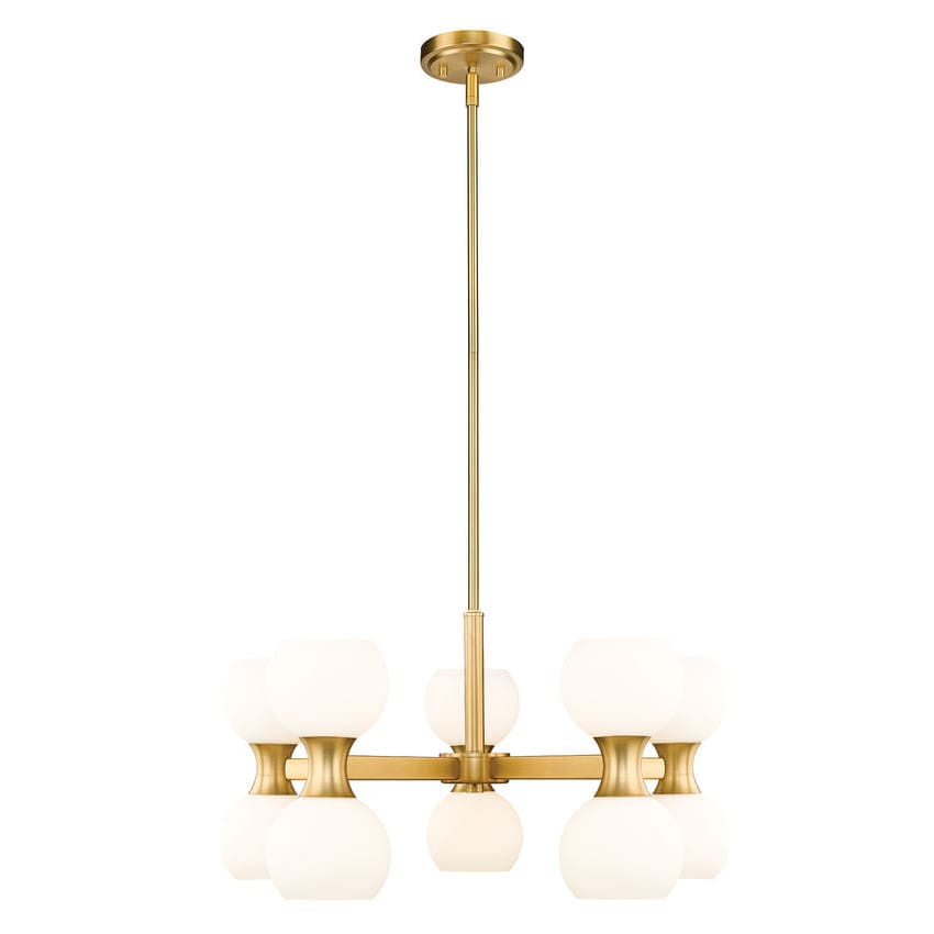 Z-Lite Artemis Modern Gold 10 Light Chandelier 494-10MGLD - Chandeliers