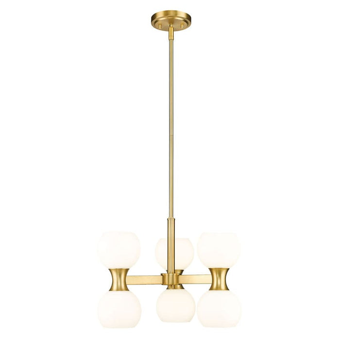 Z-Lite Artemis Modern Gold 6 Light Chandelier 494-6MGLD - Chandeliers