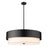 Z-Lite Counterpoint Matte Black 6 Light Chandelier 495P32-MB - Chandeliers