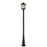 Z-Lite Holbrook Black Outdoor Post Mounted Fixture 507PHB-519P-BK - Outdoor Post Mounted Fixtures