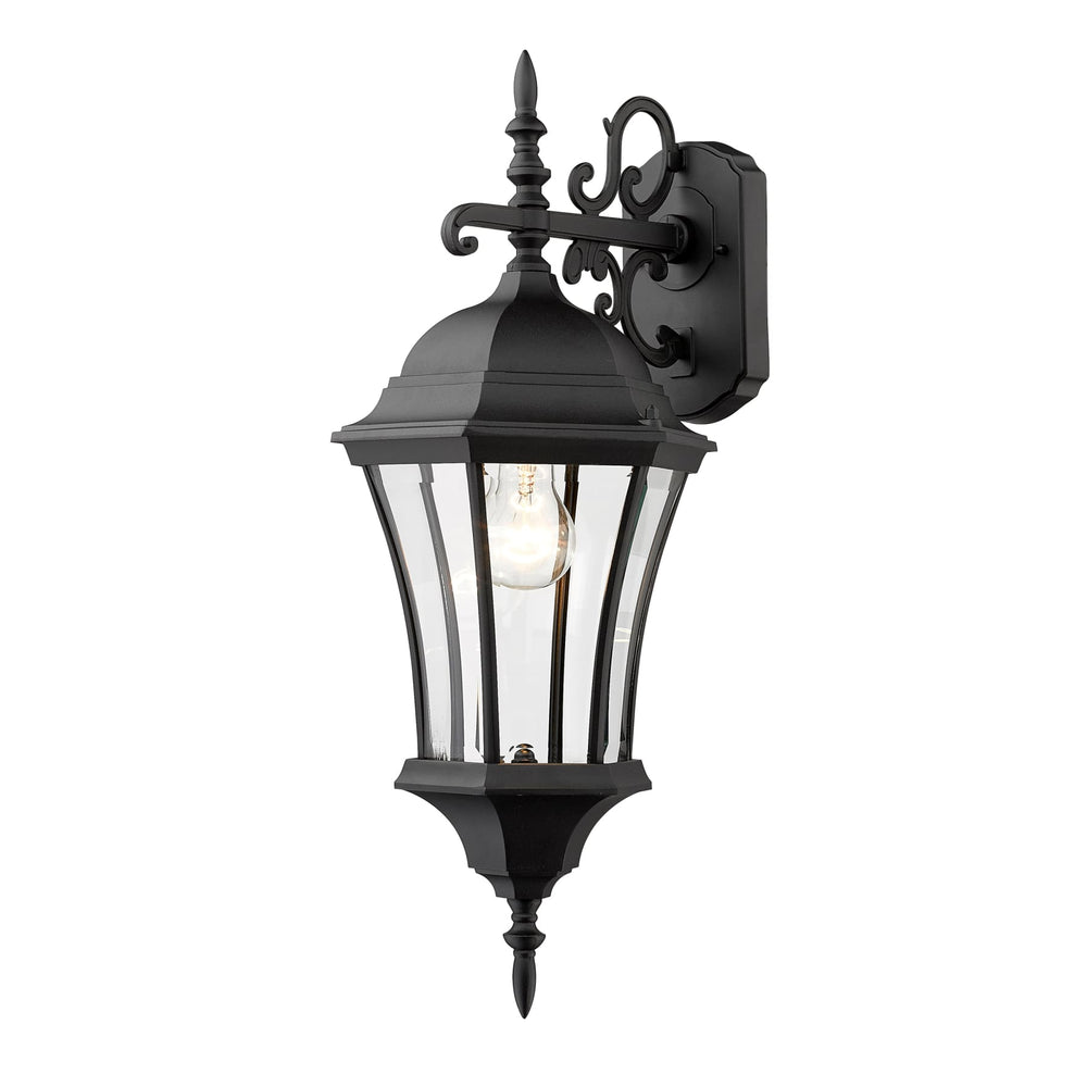 Z-Lite Wakefield Black Outdoor Wall Sconce 522M-BK - Outdoor Wall Sconces