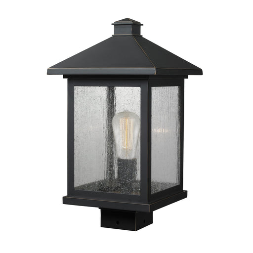 Z-Lite Portland Oil Rubbed Bronze Outdoor Post Mount Fixture 531PHBS-ORB - Outdoor Post Mount Fixtures