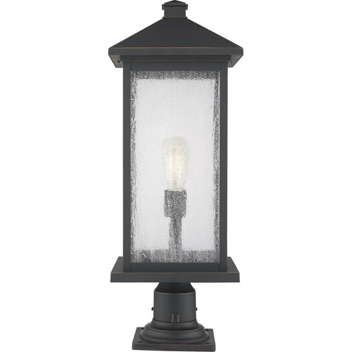 Portland Oil Rubbed Bronze Outdoor Pier Mounted Fixture - Outdoor Pier Mounted Fixture