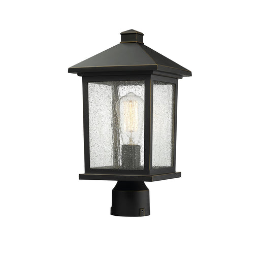 Z-Lite Portland Oil Rubbed Bronze Outdoor Post Mount Fixture 531PHMR-ORB - Outdoor Post Mount Fixtures