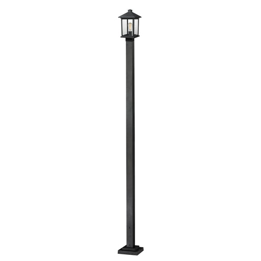 Z-Lite Portland Black Outdoor Post Mounted Fixture 531PHMS-536P-BK - Outdoor Post Mounted Fixtures