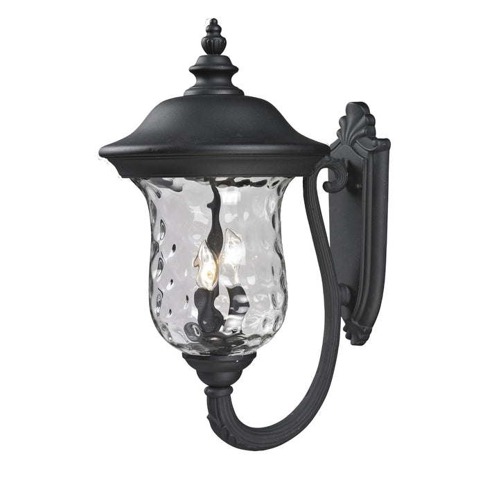 Z-Lite Armstrong Black Outdoor Wall Sconce 533B-BK - Outdoor Wall Sconces