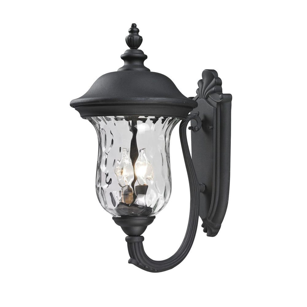Z-Lite Armstrong Black Outdoor Wall Sconce 533M-BK - Outdoor Wall Sconces