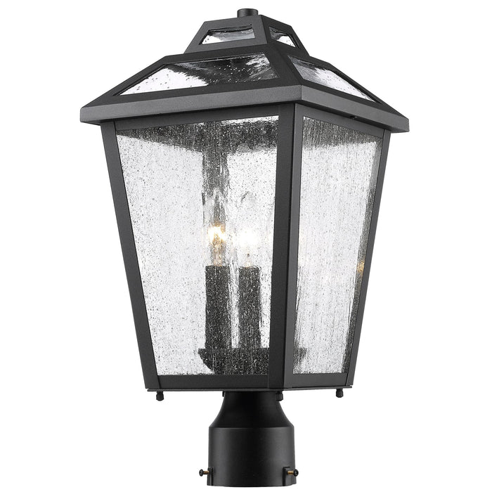 Z-Lite Bayland Black Outdoor Post Mount Fixture 539PHMR-BK - Outdoor Post Mount Fixtures