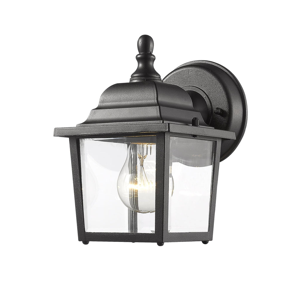 Z-Lite Waterdown Black Outdoor Wall Sconce 546BK - Outdoor Wall Sconces