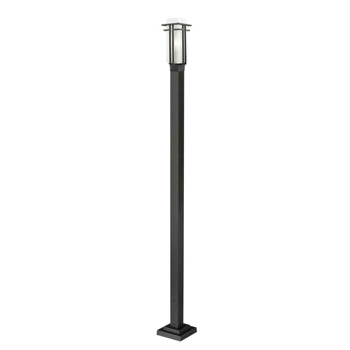 Z-Lite Abbey Black Outdoor Post Mounted Fixture 549PHM-536P-BK - Outdoor Post Mounted Fixtures