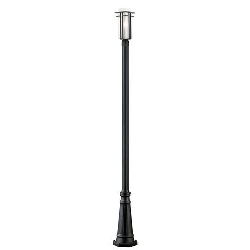 Z-Lite Abbey Black Outdoor Post Mounted Fixture 549PHMR-519P-BK - Outdoor Post Mounted Fixtures