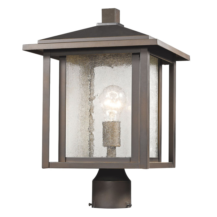 Z-Lite Aspen Oil Rubbed Bronze Outdoor Post Mount Fixture 554PHB-ORB - Outdoor Post Mount Fixtures