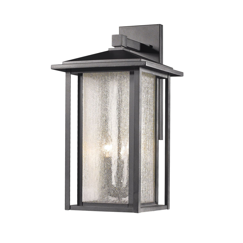 Z-Lite Aspen Black Outdoor Wall Sconce 554XL-BK - Outdoor Wall Sconces