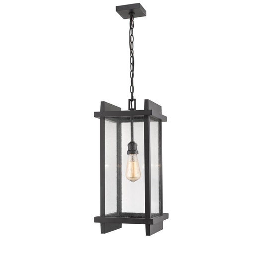 Fallow Black Outdoor Chain Mount Ceiling Fixture - Outdoor Chain Mount Ceiling Fixtures