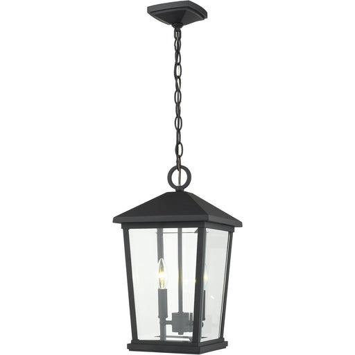 Beacon Black Outdoor Chain Mount Ceiling Fixture - Outdoor Chain Mount Ceiling Fixture