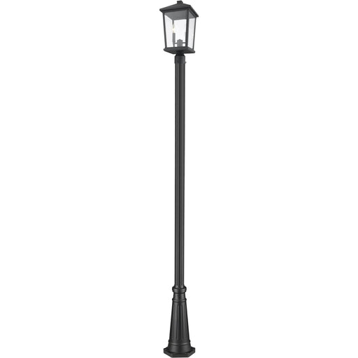 Beacon Black Outdoor Post Mounted Fixture - Outdoor Post Mounted Fixture