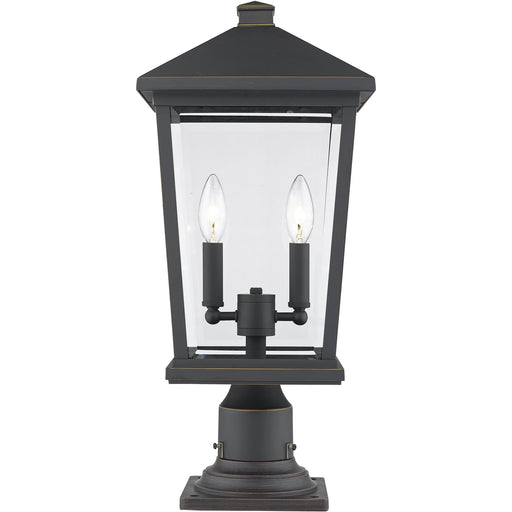 Beacon Oil Rubbed Bronze Outdoor Pier Mounted Fixture - Outdoor Pier Mounted Fixture