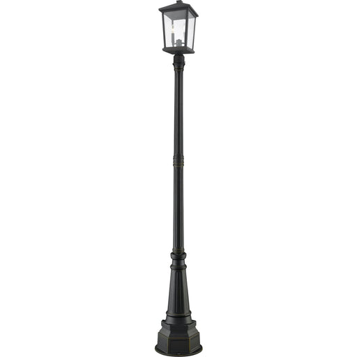 Beacon Oil Rubbed Bronze Outdoor Post Mounted Fixture - Outdoor Post Mounted Fixture