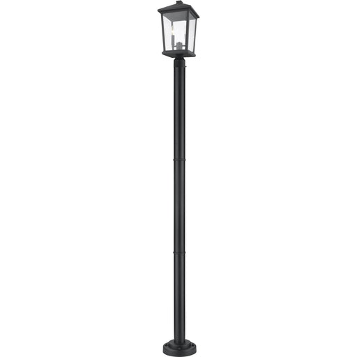 Beacon Black Outdoor Post Mounted Fixture - Outdoor Post Mounted Fixture