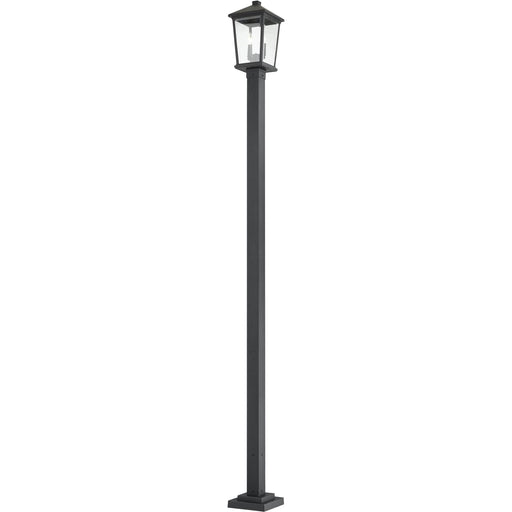 Beacon Black Outdoor Post Mounted Fixture - Outdoor Post Mounted Fixture