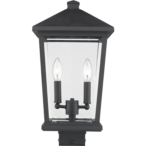 Beacon Black Outdoor Post Mount Fixture - Outdoor Post Mount Fixture