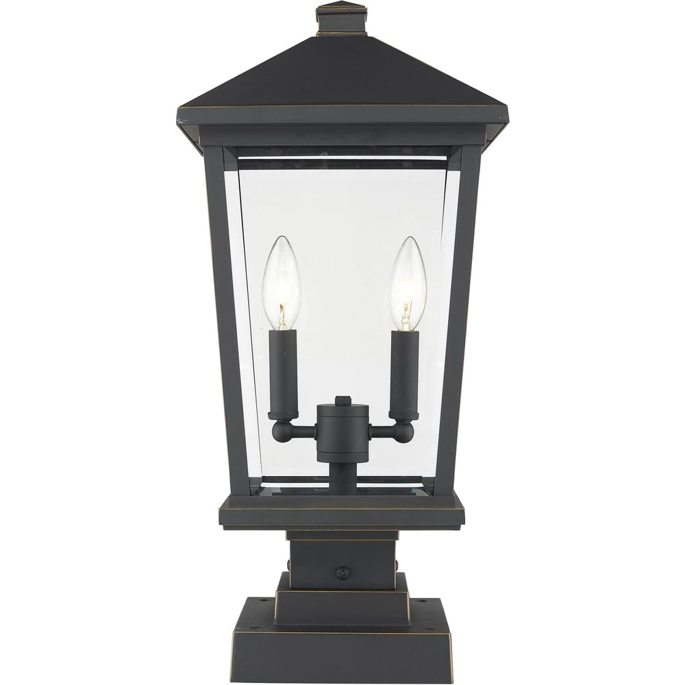 Beacon Oil Rubbed Bronze Outdoor Pier Mounted Fixture - Outdoor Pier Mounted Fixture