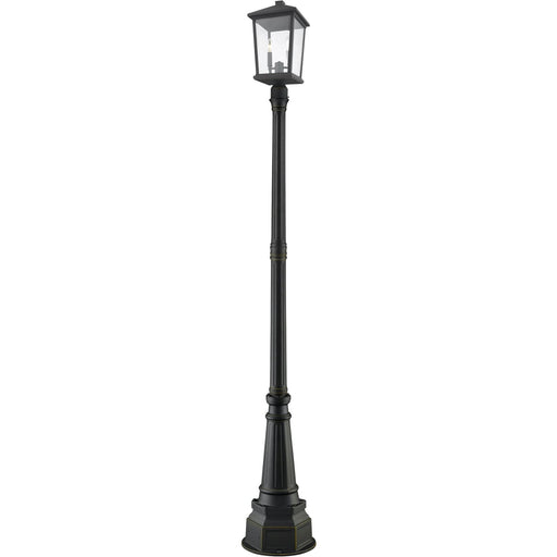 Beacon Oil Rubbed Bronze Outdoor Post Mounted Fixture - Outdoor Post Mounted Fixture