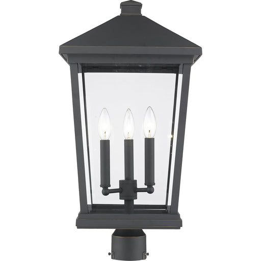 Beacon Oil Rubbed Bronze Outdoor Post Mount Fixture - Outdoor Post Mount Fixture