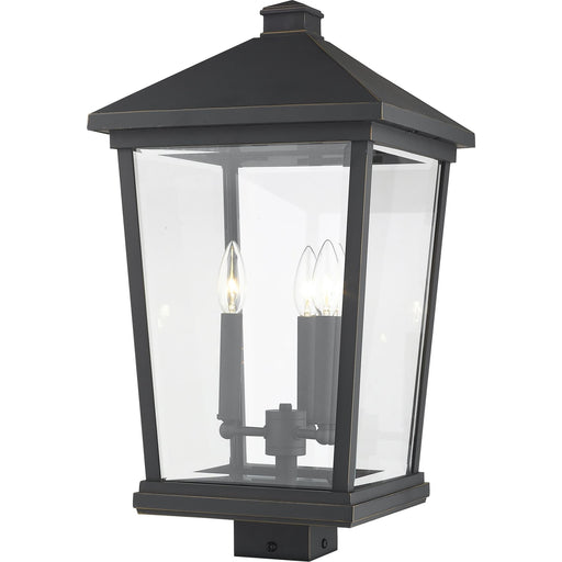 Beacon Oil Rubbed Bronze Outdoor Post Mount Fixture - Outdoor Post Mount Fixture