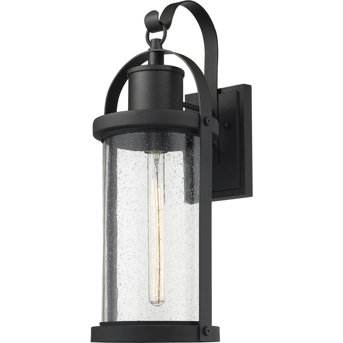 Roundhouse Black Outdoor Wall Sconce - Outdoor Wall Sconce