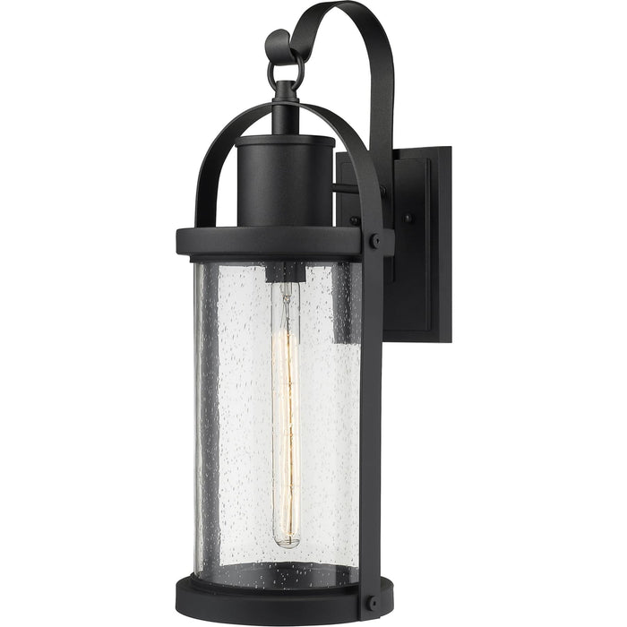 Roundhouse Black Outdoor Wall Sconce - Outdoor Wall Sconce