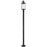 Roundhouse Black Outdoor Post Mounted Fixture - Outdoor Post Mounted Fixture