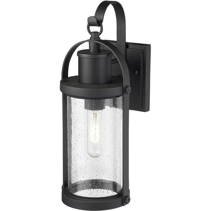 Roundhouse Black Outdoor Wall Sconce - Outdoor Wall Sconce