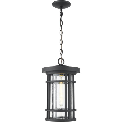 Jordan Black Outdoor Chain Mount Ceiling Fixture - Outdoor Chain Mount Ceiling Fixture