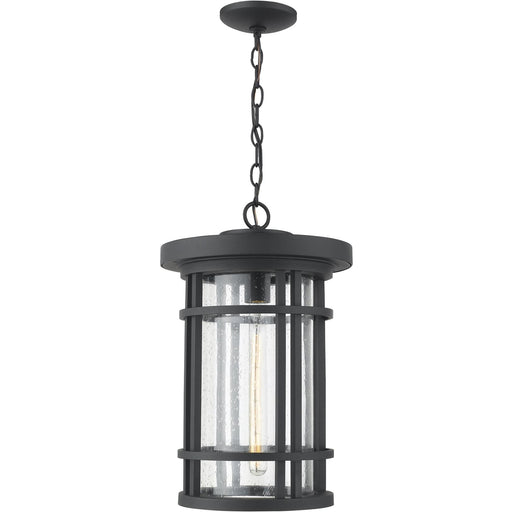 Jordan Black Outdoor Chain Mount Ceiling Fixture - Outdoor Chain Mount Ceiling Fixture