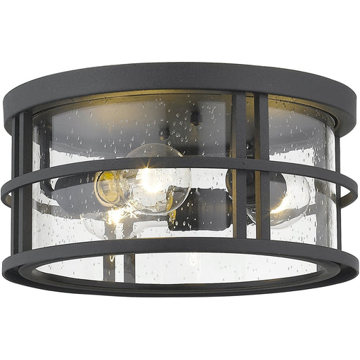 Jordan Black Outdoor Flush Ceiling Mount Fixture - Outdoor Flush Ceiling Mount Fixture