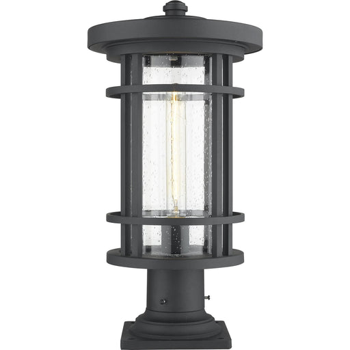 Jordan Black Outdoor Pier Mounted Fixture - Outdoor Pier Mounted Fixture