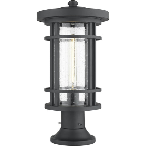 Jordan Black Outdoor Pier Mounted Fixture - Outdoor Pier Mounted Fixture