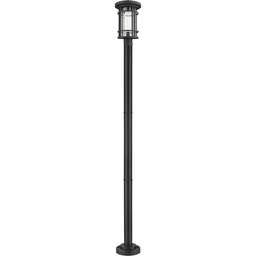 Jordan Black Outdoor Post Mounted Fixture - Outdoor Post Mounted Fixture