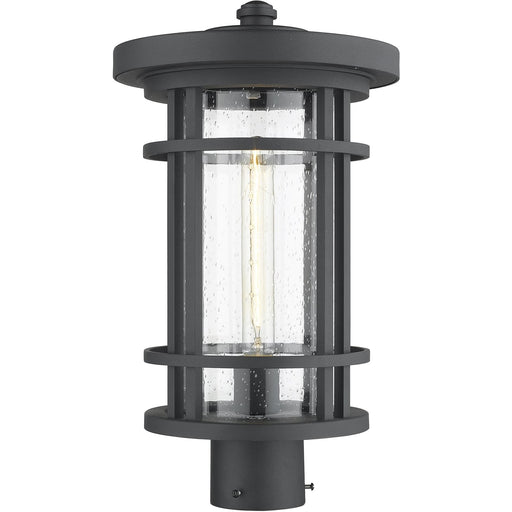 Jordan Black Outdoor Post Mount Fixture - Outdoor Post Mount Fixture