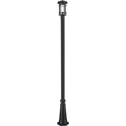 Jordan Black Outdoor Post Mounted Fixture - Outdoor Post Mounted Fixture